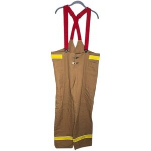 Nasty Pig firefighter overall suspender pants Tan men’s size xl
